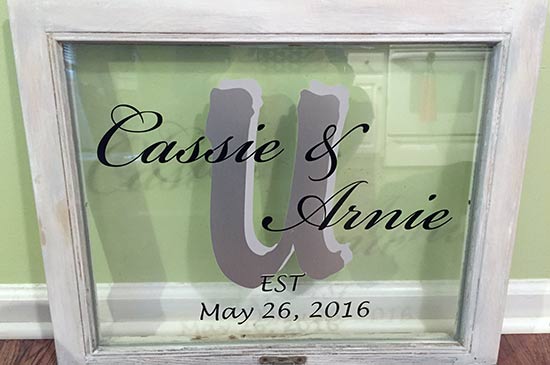 Custom Vinyl Sign Custom Vinyl Sign