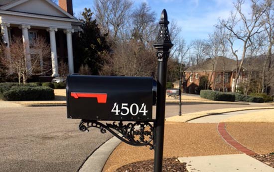 Custom Vinyl Mailbox Numbers Custom Vinyl Mailbox Numbers