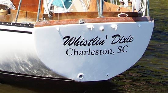 Custom Boat Name Custom Boat Name