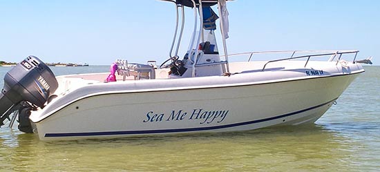 Custom Vinyl Boat Name Custom Vinyl Boat Name