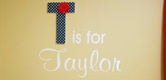 Custom Vinyl Wall Lettering Custom Vinyl Wall Lettering