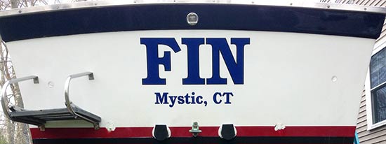 Custom Vinyl Boat Name Custom Vinyl Boat Name
