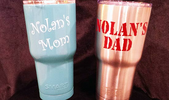 Custom Vinyl Lettering For Cups Custom Vinyl Lettering For Cups