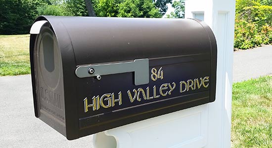 Custom Vinyl Mailbox Lettering Custom Vinyl Mailbox Lettering