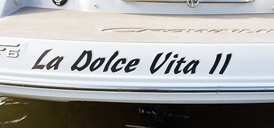 Custom Vinyl Lettering For Boat Custom Vinyl Lettering For Boat