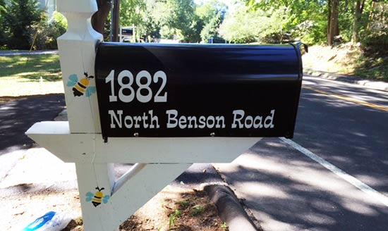 Custom Vinyl Mailbox Lettering Custom Vinyl Mailbox Lettering