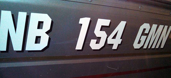 Custom Vinyl Boat Registration Letters Custom Vinyl Boat Registration Letters
