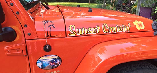 Custom Vinyl Lettering For Jeep Custom Vinyl Lettering For Jeep