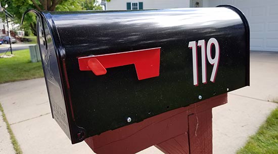 Custom Vinyl Mailbox Numbers Custom Vinyl Mailbox Numbers