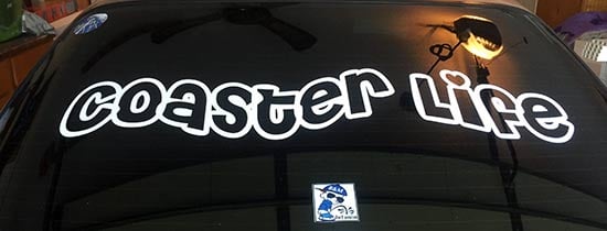 Cusotm Vinyl Lettering For Vehicle Window Cusotm Vinyl Lettering For Vehicle Window