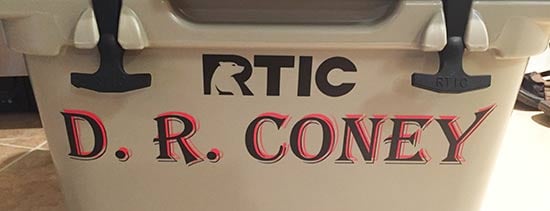 Custom Vinyl Lettering For Cooler Custom Vinyl Lettering For Cooler