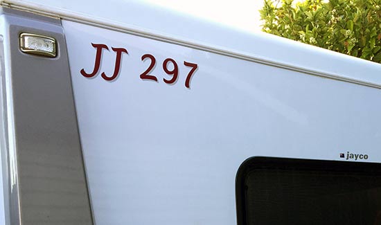 Custom Vinyl Lettering For Caravan Custom Vinyl Lettering For Caravan