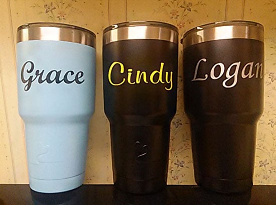 Custom Vinyl Names For Tumblers Custom Vinyl Names For Tumblers