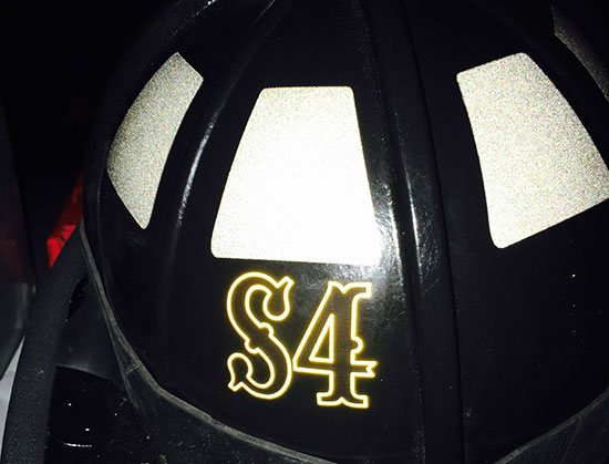 Custom Vinyl Lettering For Fire Fighters Helmet Custom Vinyl Lettering For Fire Fighters Helmet
