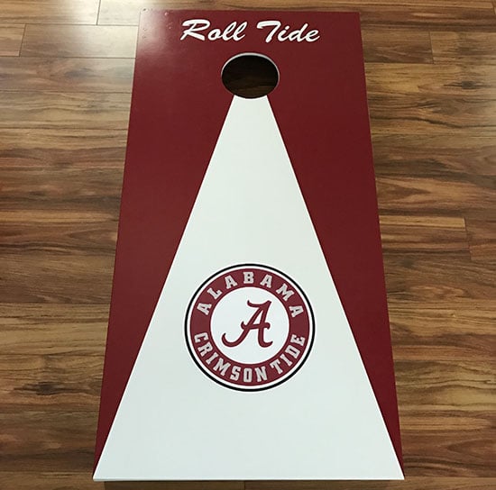 Custom Vinyl Lettering For CornHole Board Custom Vinyl Lettering For CornHole Board