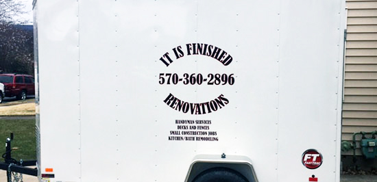 Custom Vinyl Lettering For Trailer Custom Vinyl Lettering For Trailer