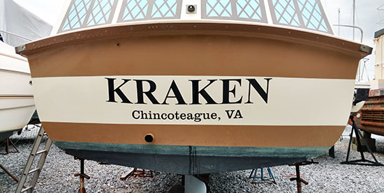 Custom Vinyl Boat Lettering Custom Vinyl Boat Lettering
