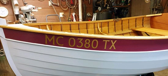 Custom Vinyl Boat Regestration Custom Vinyl Boat Regestration