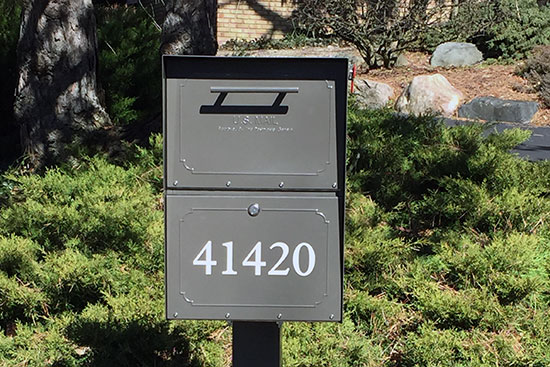 Custom Vinyl Mailbox Numbers Custom Vinyl Mailbox Numbers