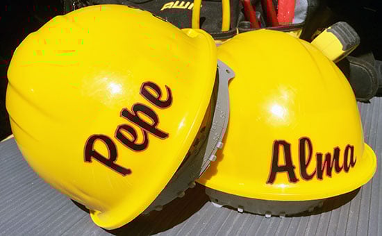 Custom Vinyl Lettering For HardHats Custom Vinyl Lettering For HardHats