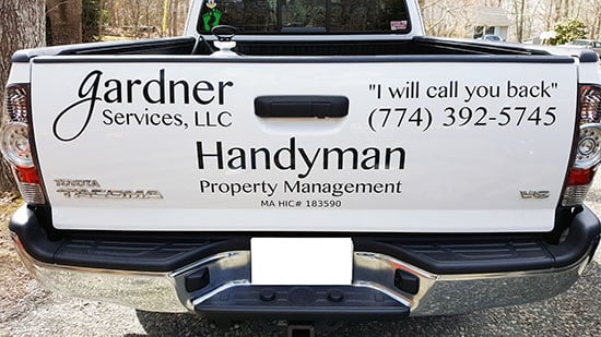 Custom Vinyl Lettering For Work Truck Custom Vinyl Lettering For Work Truck