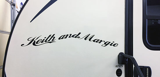 Custom Vinyl Lettering For Camper Trailer Custom Vinyl Lettering For Camper Trailer