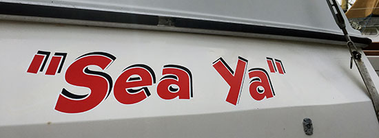 Custom Vinyl Boat Lettering Custom Vinyl Boat Lettering