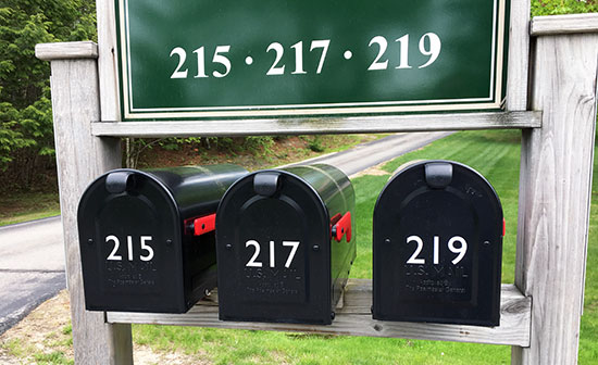 Custom Vinyl Mailbox Numbers Custom Vinyl Mailbox Numbers