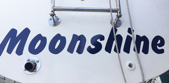 Custom Vinyl Boat Name Custom Vinyl Boat Name
