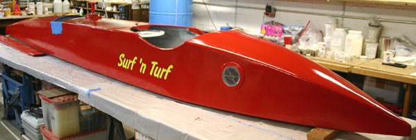 Lettering on an Ice Sail Boat Lettering on an Ice Sail Boat