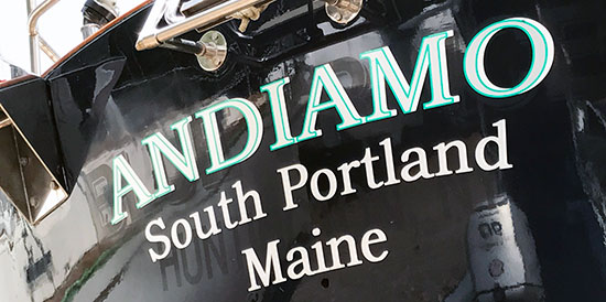 Custom Vinyl Boat Name Custom Vinyl Boat Name
