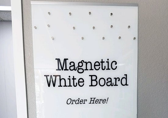Custom Vinyl Lettering For Magnetic White Board Custom Vinyl Lettering For Magnetic White Board