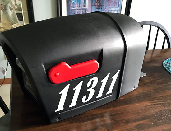 Custom Vinyl Mailbox Numbers Custom Vinyl Mailbox Numbers