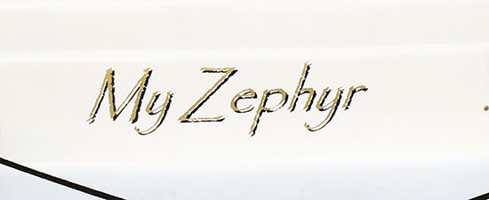 Custom Boat Lettering Custom Boat Lettering