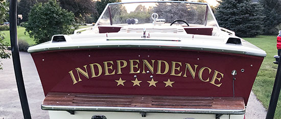 Custom Vinyl Boat Name Custom Vinyl Boat Name