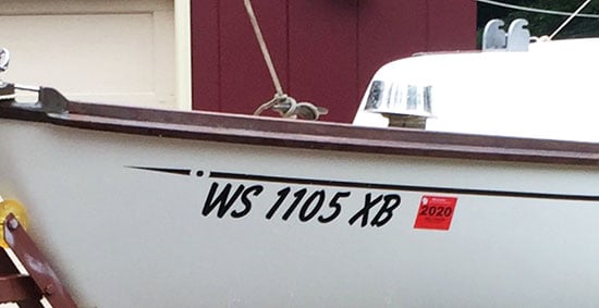 Custom Vinyl Boat Registration Lettering Custom Vinyl Boat Registration Lettering