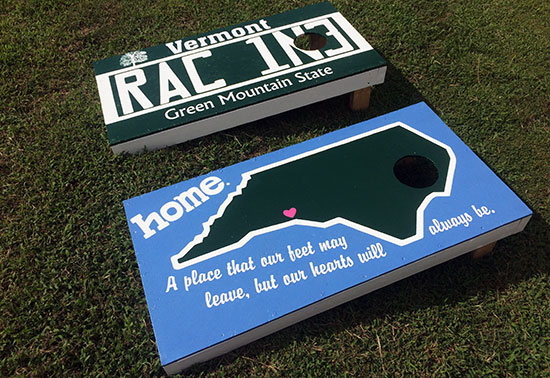 Custom Vinyl Lettering For Cornhole Boards Custom Vinyl Lettering For Cornhole Boards
