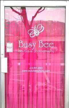 Lettering on a store front window Lettering on a store front window