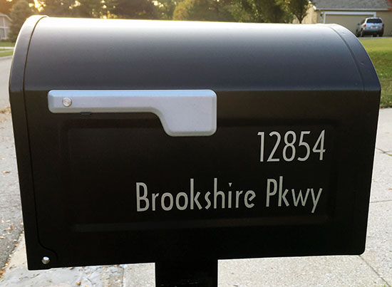 Custom Vinyl Lettering For Mailbox Custom Vinyl Lettering For Mailbox