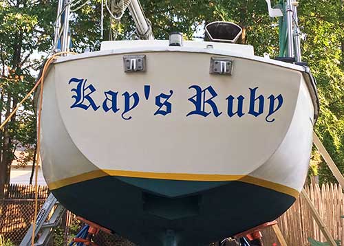 Boat Lettering Boat Lettering