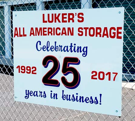 Years in business sign lettering Years in business sign lettering