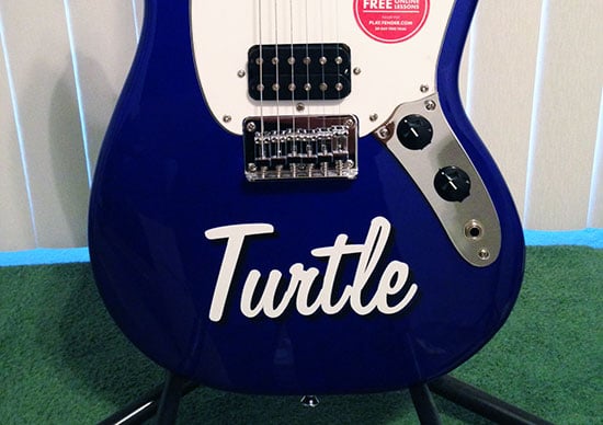 Custom Vinyl Lettering For Guitar Custom Vinyl Lettering For Guitar