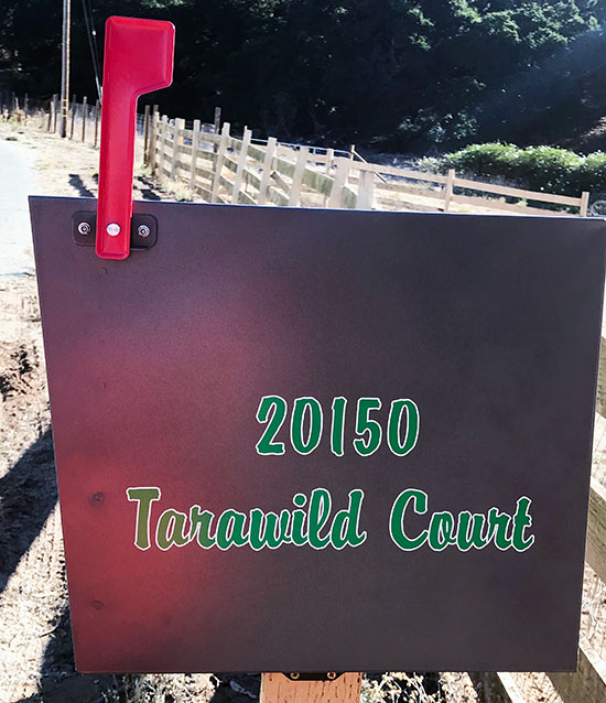 Custom Vinyl Letteirng For Mailbox Address Custom Vinyl Letteirng For Mailbox Address