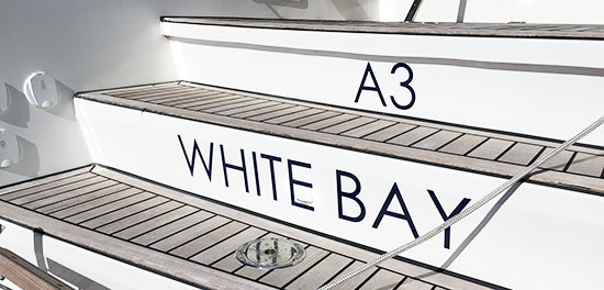 Custom Vinyl Boat Lettering Custom Vinyl Boat Lettering