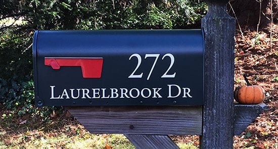 Custom Vinyl Mailbox Lettering Custom Vinyl Mailbox Lettering