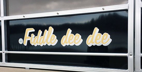 Custom Vinyl Boat Lettering Custom Vinyl Boat Lettering