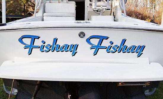 Custom Vinyl Lettering For Boat Name Custom Vinyl Lettering For Boat Name