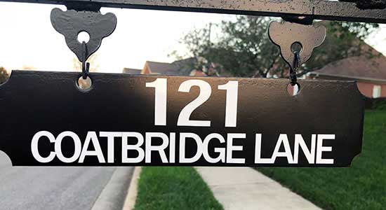 Custom Vinyl Mailbox Lettering Custom Vinyl Mailbox Lettering
