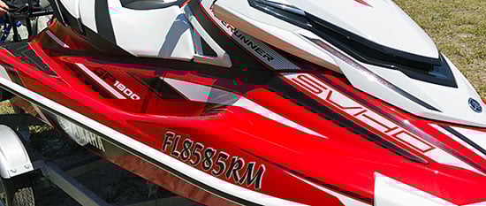 Custom Vinyl Jetski Registration Numbers Custom Vinyl Jetski Registration Numbers