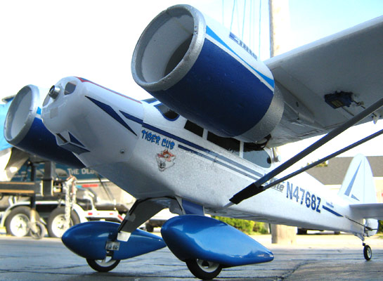 Custom lettering and numbering on a model airplane Custom lettering and numbering on a model airplane